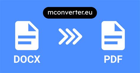 DOCX to PDF Converter • Online & Free • MConverter