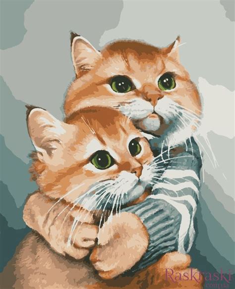 Раскраски по номерам Обнимашки (ART-B-6902) Artissimo - купить картины ...