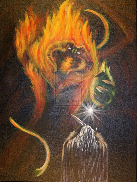 Balrog Painting at PaintingValley.com | Explore collection of Balrog