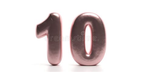 number ten pink balloon stock illustrations  number ten pink