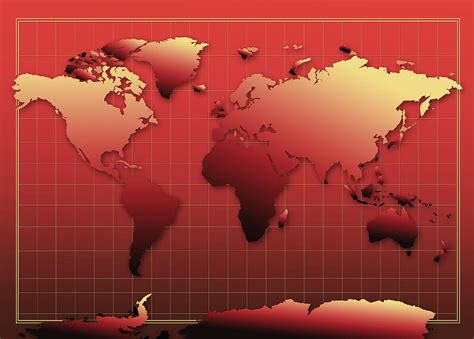 world map  red painting  bekim  pixels