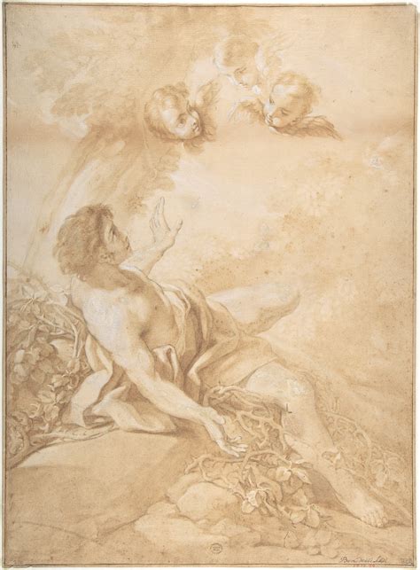 Benedetto Luti | Saint Benedict on a Bed of Thorns | The Met