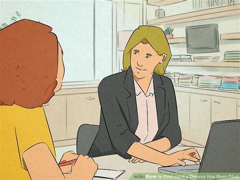 how to check if a divorce has been filed