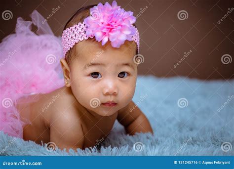 Cute Baby Girl from Asia Pose Stock Photo - Image of child, expression ...
