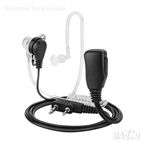 Силиконова слушалка за радиостанция Baofeng в Слушалки и портативни ...