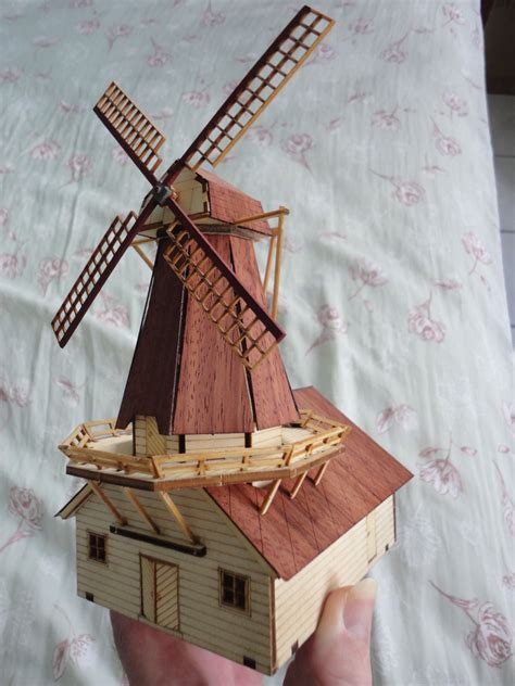 netherlands windmill wooden model kit wooden model kits kids