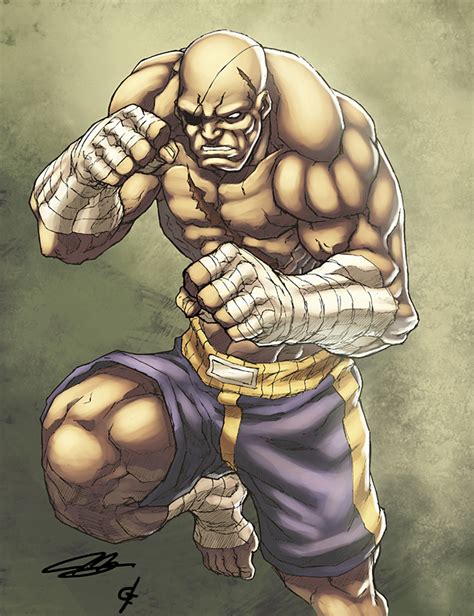 Sagat by logicfun on DeviantArt
