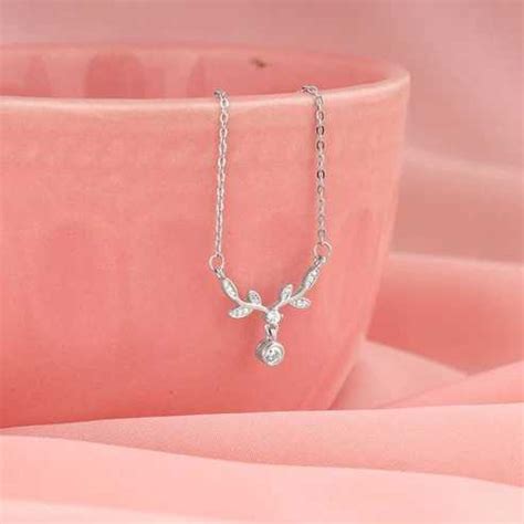 radha rani silver branchful necklace  wholesaletextilein