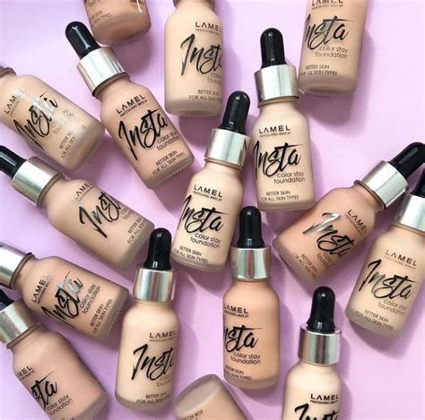 Тональный крем основа ламель lamel professional foundation insta color ...