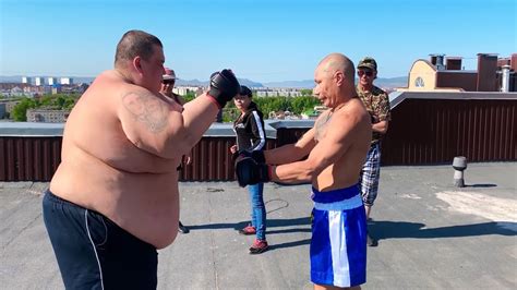 Олег Монгол подрался с 240-килограммовым соперником - Чемпионат