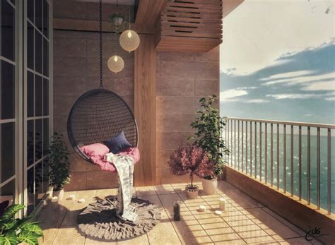 balcony design day  behance