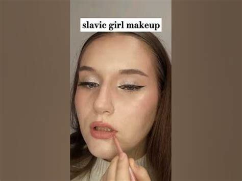 slavic girl makeup tutorial 💗#makeup #макияж #tutorial - YouTube
