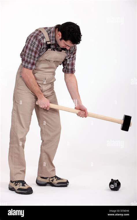 man smashing  res stock photography  images alamy