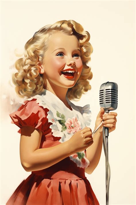 vintage child singer  stock photo public domain pictures