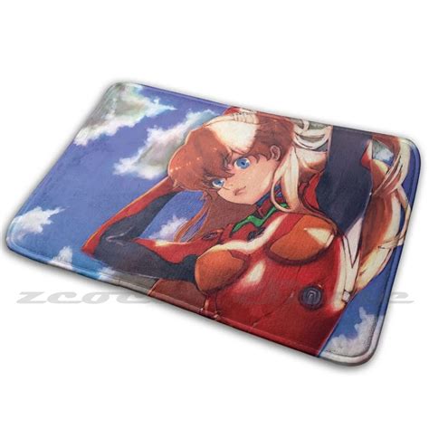 Asuka-Langley-Soryu-Mat-Rug-Non-Slip-Water-Absorb-Door-Carpet-Anime