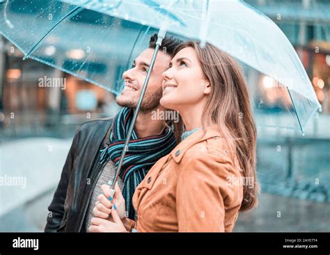 Rain Umbrella Couple