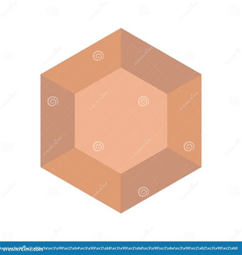 Faceted Crystal on a White Background Stock Vector - Illustration of ...