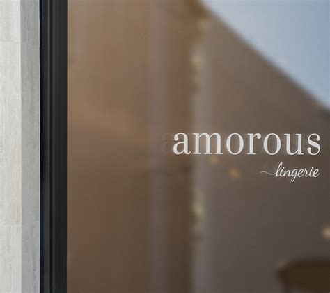 amorous - lingerie | нижнее бельё | логотип on Behance
