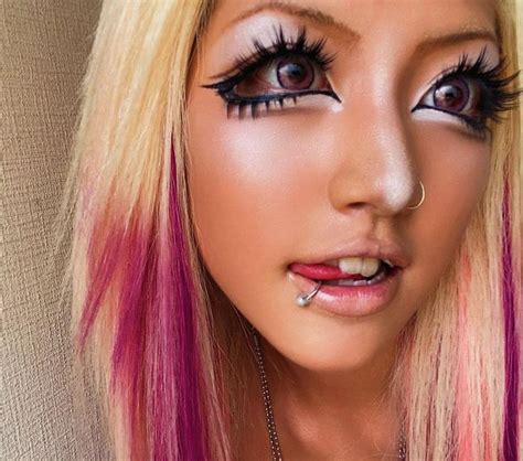 green eye gyaru makeup   gyaru makeup eye makeup doll eye makeup