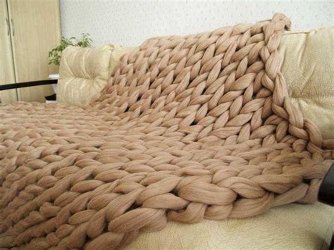 Вязаный Плед Крупной Вязки - COLLECTION-DESIGN.RU