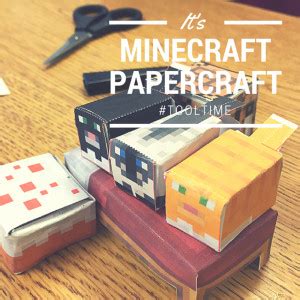 Minecraft Papercrafting: Tool Time Tips - LovenStamps