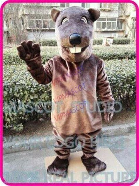 Beaver Mascot Costume Suit Cosplay Party Game Dress Outfit Advertising