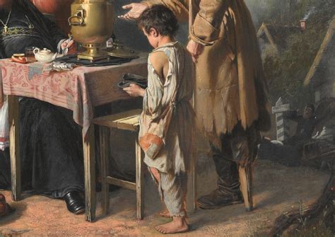 Василий Перов. Чаепитие в Мытищах, близ Москвы (фрагмент) 1862 - ИА REGNUM