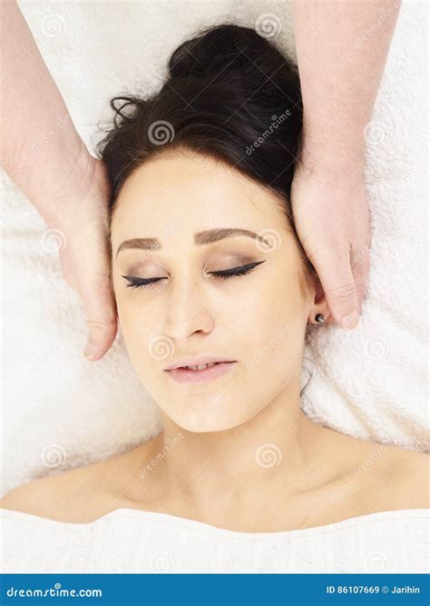 Professional Masseur and a Woman Customer Stock Image - Image of health