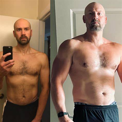 (M / 41 / 240-ish lbs) 5 years progress : r/fitness30plus