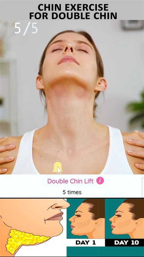 How to get rid of neck fat 7 double chin exercises makeup tutorials ...