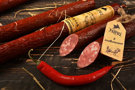 НАПІВКОПЧЕНІ КОВБАСИ - РАНЧО