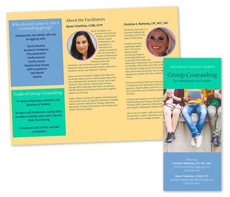 Brochure to Promote Anxiety Group for Adolescents and Adults - Design ...