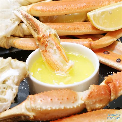 Steamed Snow Crab Legs - Today's Delight