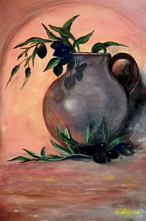 Картина Натюрморт с оливками. Размеры: 20x30, Год: 2021, Цена: 8000 ...