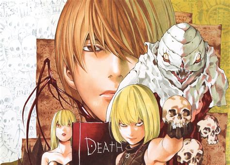 Downloaden Misa Amane Mit Sidoh Und Mello Wallpaper | Wallpapers.com
