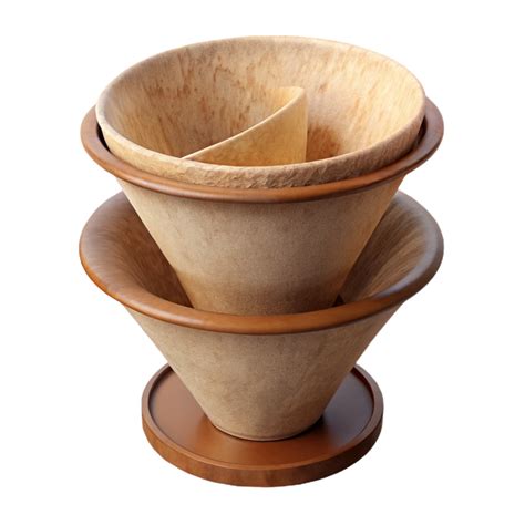 stunning contemporary Compostable Coffee Filters Isolated Transparent