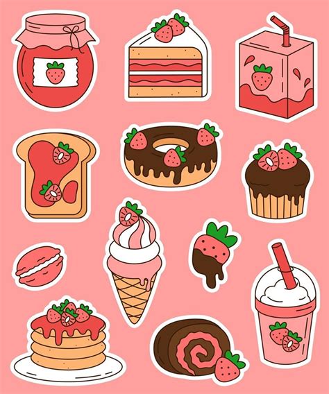 Preppy Stickers Food Stickers Cute Stickers Cute Food - vrogue.co