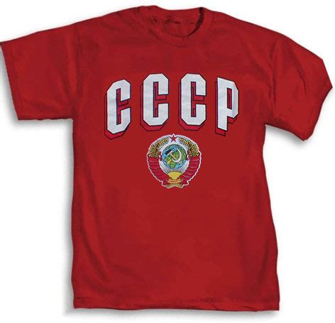 Футболка "СССР" купить в интернет-магазине GOLDMOSCOW с доставкой по ...