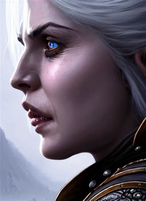 closeup portrait shot of cirilla from the witcher 3, | Stable Diffusion ...