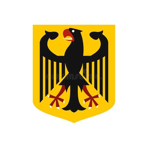 Герб Германии иллюстрация вектора. иллюстрации насчитывающей ...