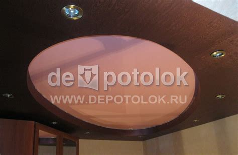 Двухуровневые натяжные потолки