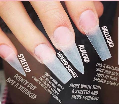 Long acrylic nails shapes - sakiworthy
