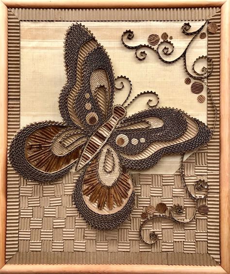 Поделки Из Гофрированного Картона - 69 фото