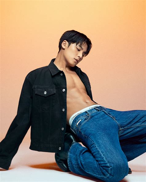 seventeens mingyu stars  calvin klein campaign