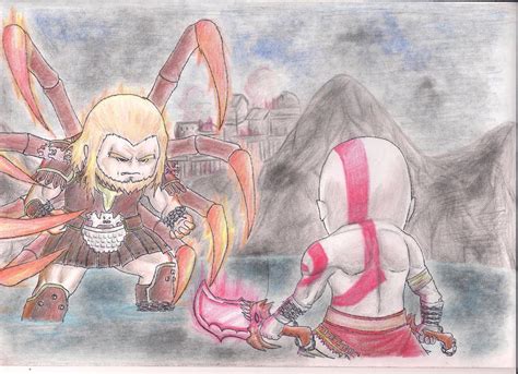 Kratos VS Ares by ky-vergil666 on DeviantArt