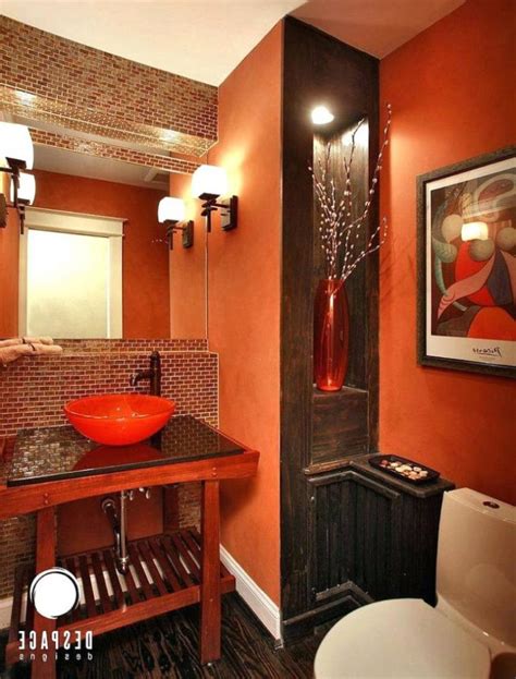 30 Fabulous orange and Brown Bathroom Decor - Home Decoration and ...