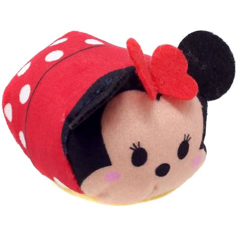 Disney Pixar Tsum Tsum Minnie Mouse 2.5 Mini Plush Red Just Play - ToyWiz