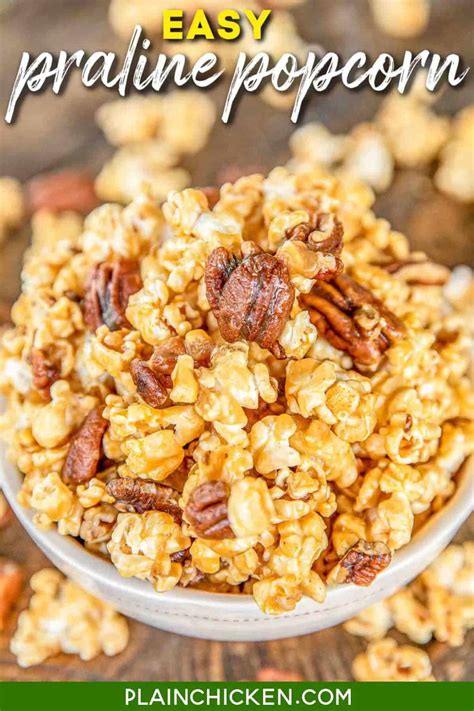 Praline Popcorn - Plain Chicken