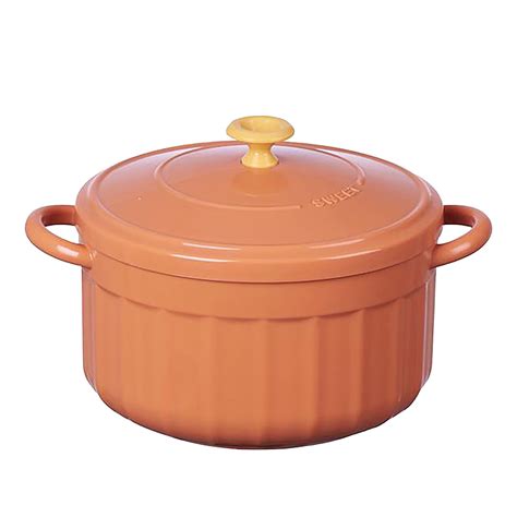 Double-Walled Dutch Oven Pot with Lid for Bread Baking Stainless Steel