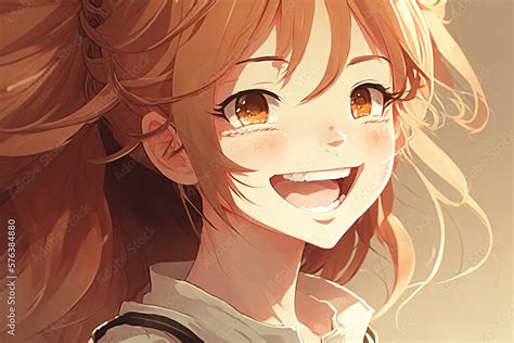 Anime Girl Smiling